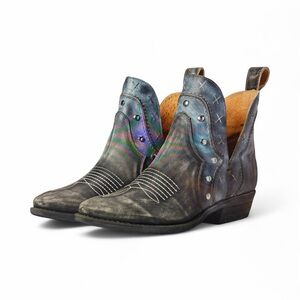 Corral boots distressed black, 7.5 M